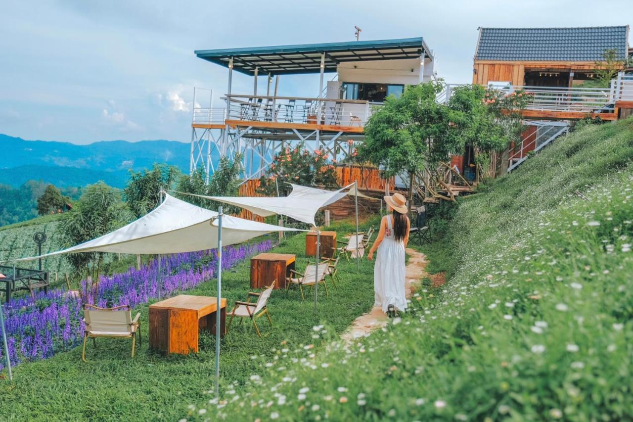 ภูวินคาเฟ่ โฮมสเตย์ Phuwin Cafe Homestay Mon Jam Bagian luar foto