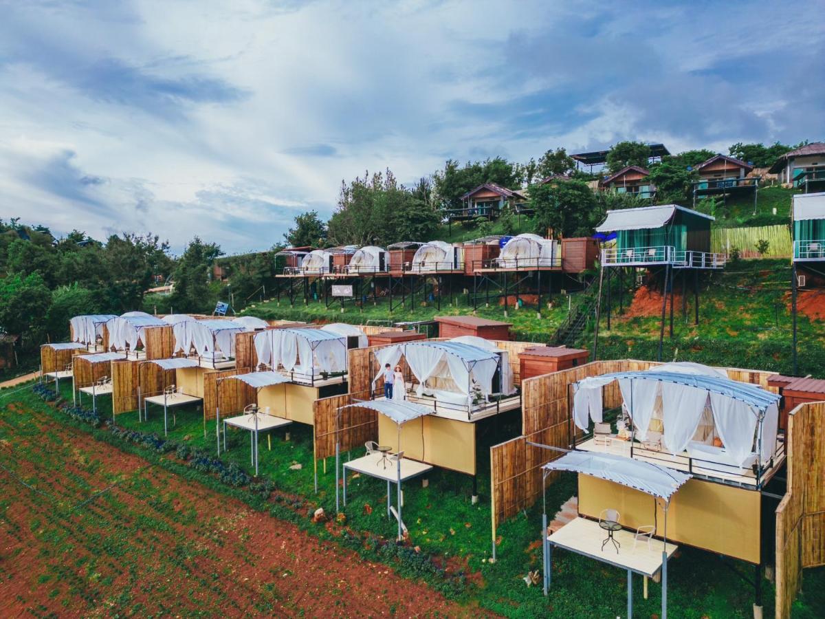 ภูวินคาเฟ่ โฮมสเตย์ Phuwin Cafe Homestay Mon Jam Bagian luar foto